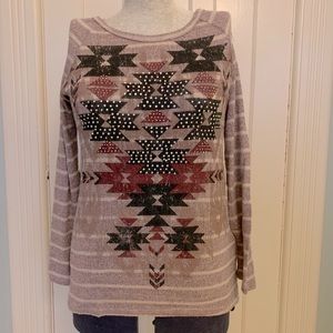 Charlotte Russe Southwestern Style Top